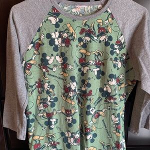 Lularoe Randy tee, Mickey and Minnie print. Size M